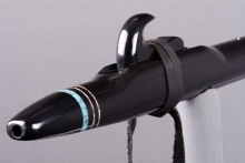 Nigerian Ebony Native American Flute, Minor, Mid F#-4, #J74D